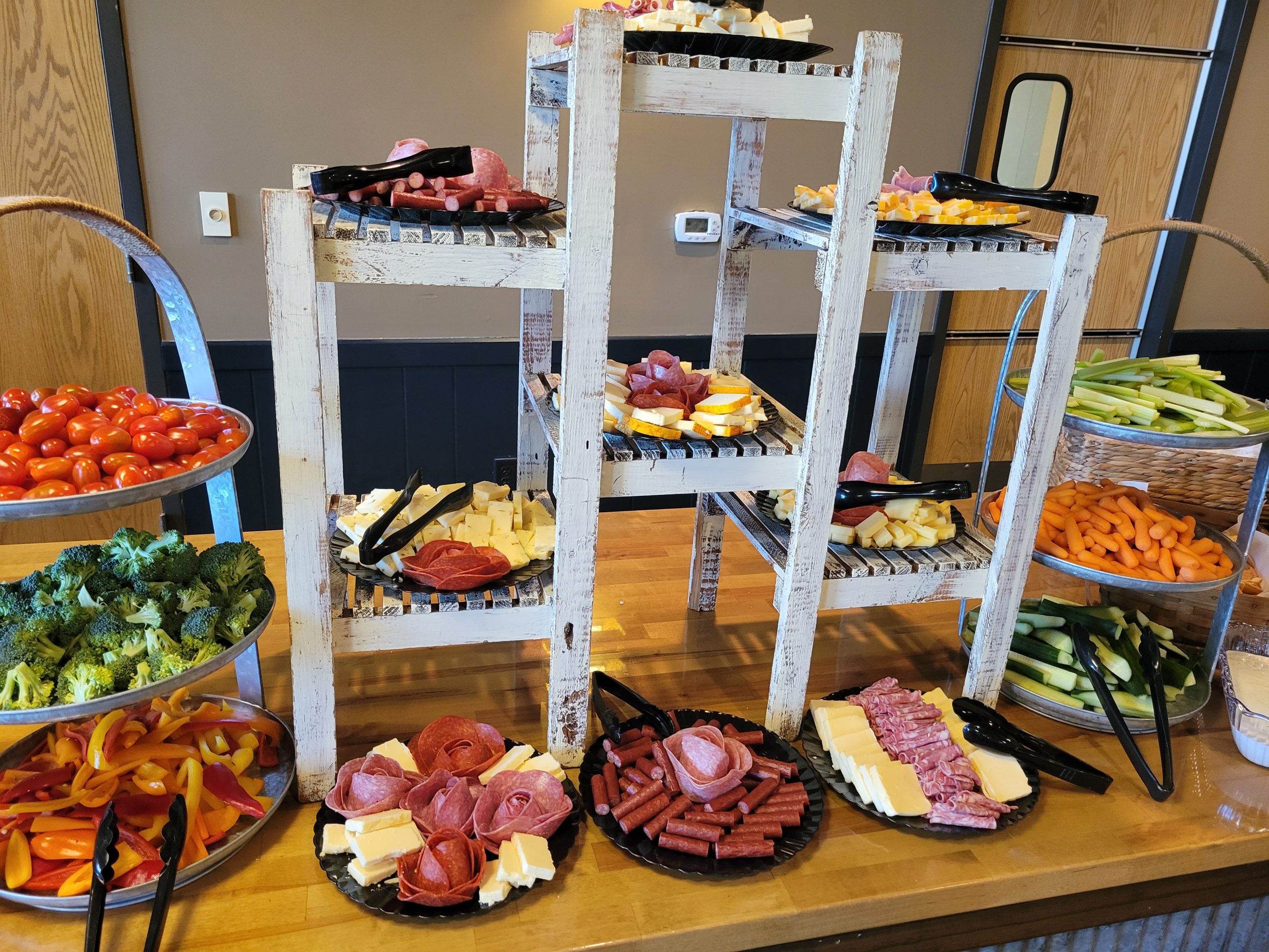 Customizable food station allowing guests to personalize their snacks