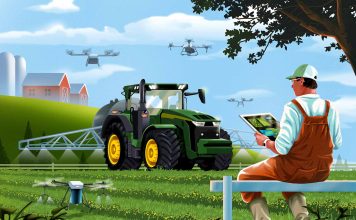 Discover the Future of Farm Animals in Modern Farming Modern farming technology utilizing drones and tractors