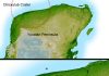 Why Did Prehistoric Animals Really Go Extinct? Unveiling the Latest Theories Map showing the location and estimated size of the Chicxulub impact crater in the Yucatan Peninsula