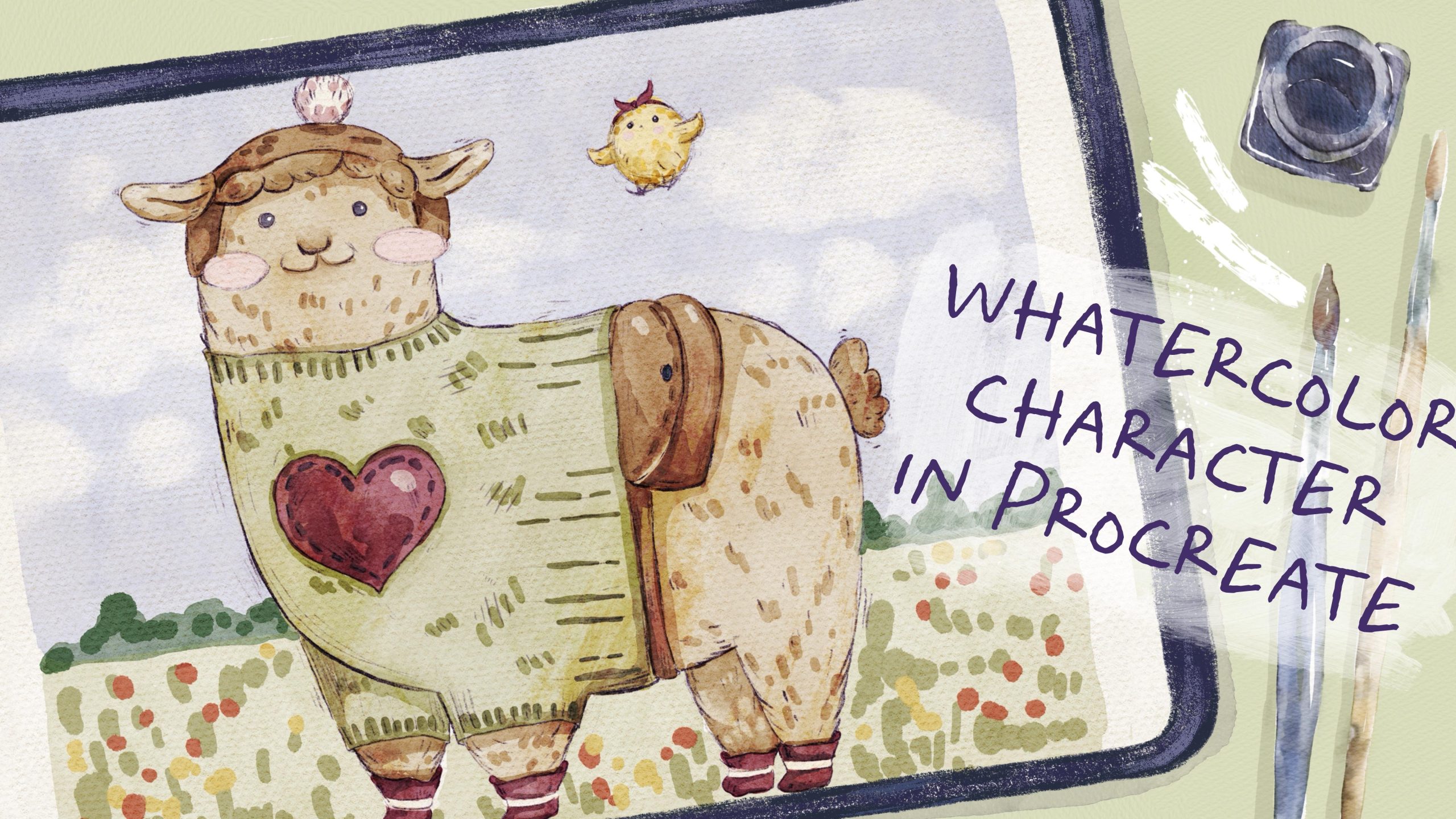 Examples of animal artwork in various styles watercolor pencil realism cartoon and digital painting