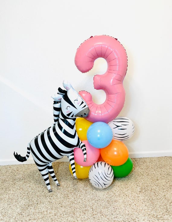 Colorful lights and animalshaped balloons for a lively atmosphere