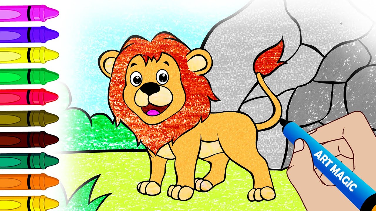 Stepbystep guide to drawing a majestic lion